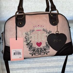 Juicy Couture Heritage Bowler Bag - Powder Blush NWT